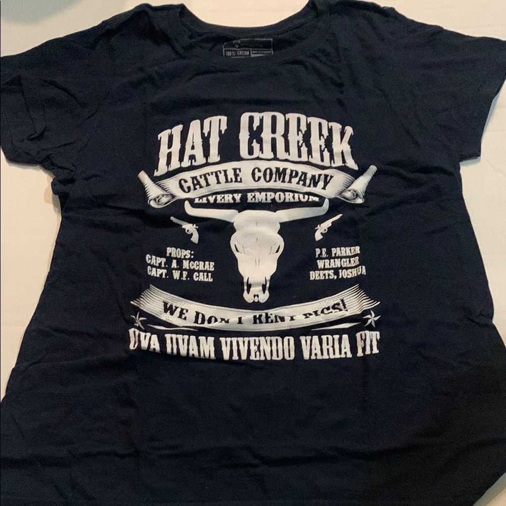 Texas Travel Hat Creek Cattle Company Graphic T-Shirt